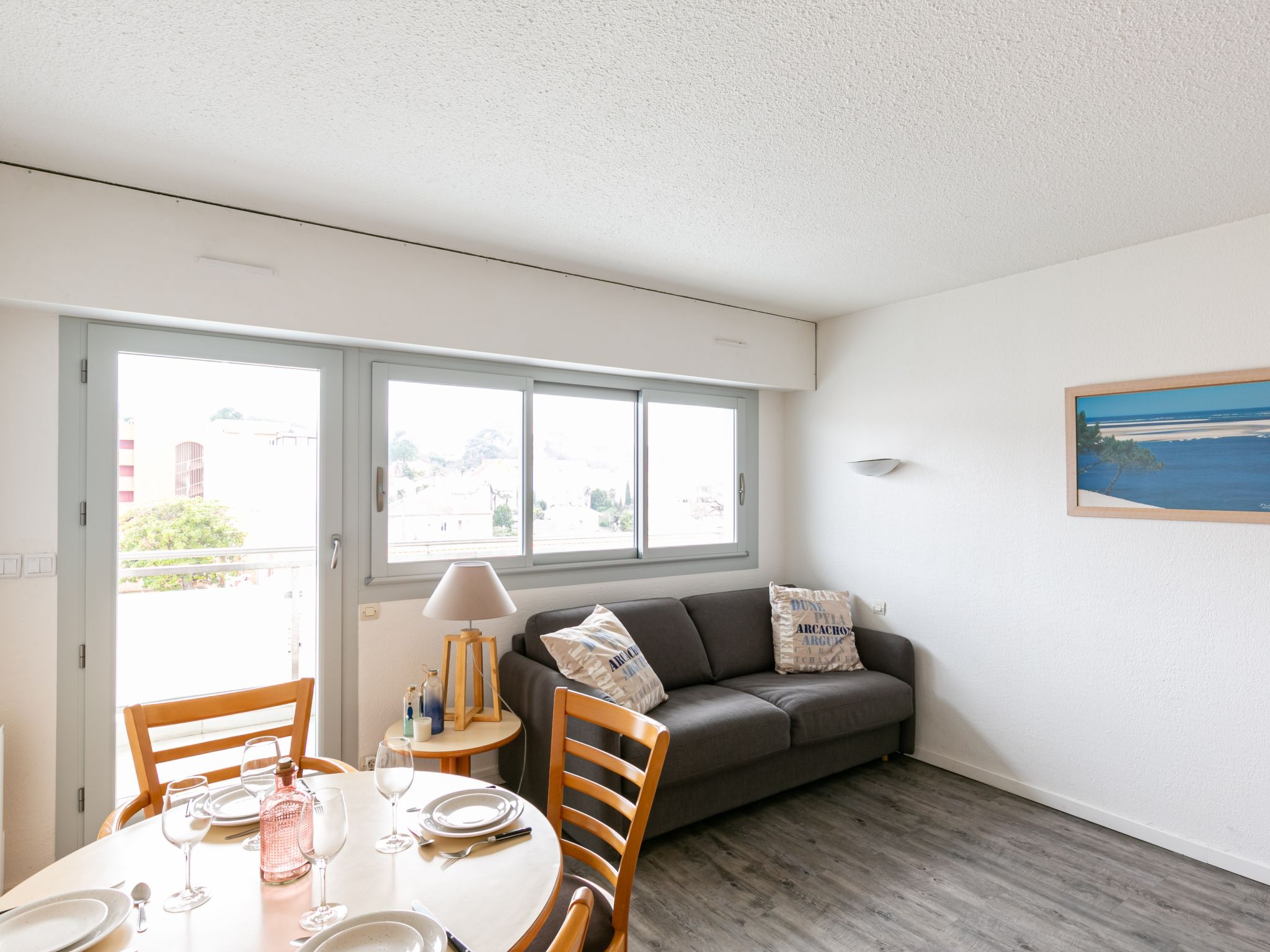 Foto 7 - Appartamento con 1 camera da letto a Arcachon con vista mare