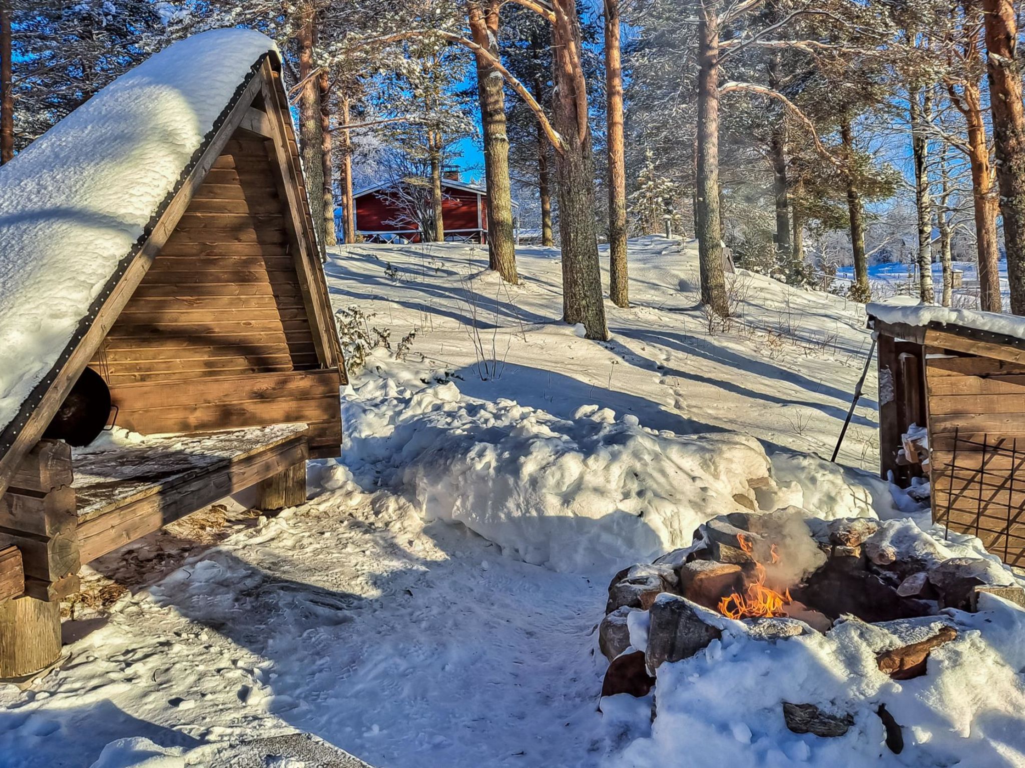 Foto 10 - Haus mit 1 Schlafzimmer in Rovaniemi mit sauna und blick auf die berge