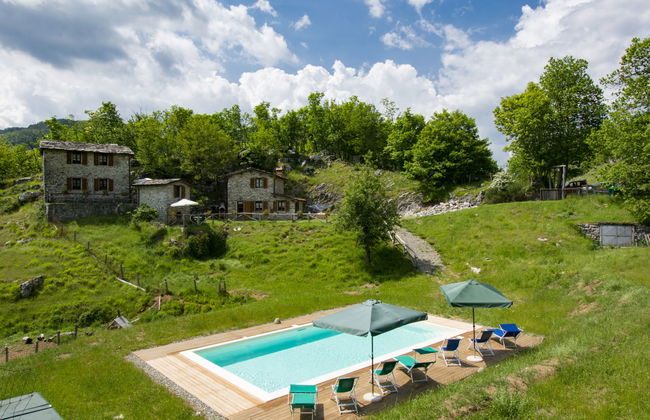 Casa con 3 camere da letto a Fabbriche di Vergemoli con piscina e giardino - Foto 1