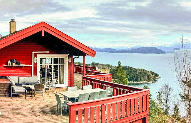 Casa con 5 camere da letto a Tysnes con giardino e terrazza - Foto 1