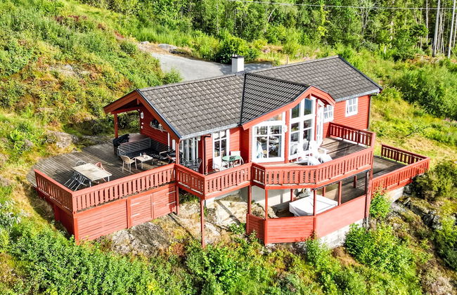 Casa con 5 camere da letto a Tysnes con giardino e terrazza - Foto 32