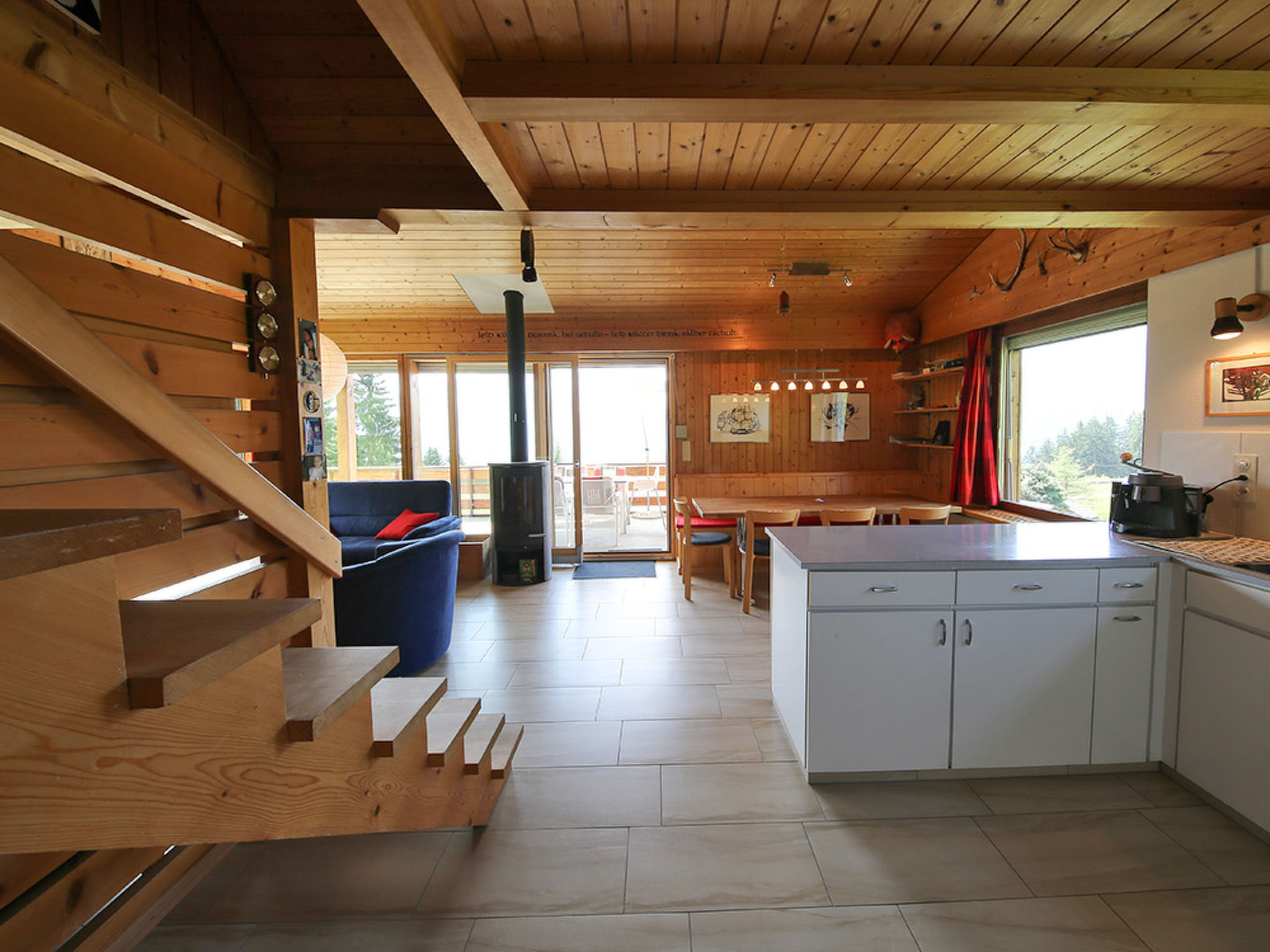 Photo 7 - Appartement de 4 chambres à Luzein avec piscine et vues sur la montagne