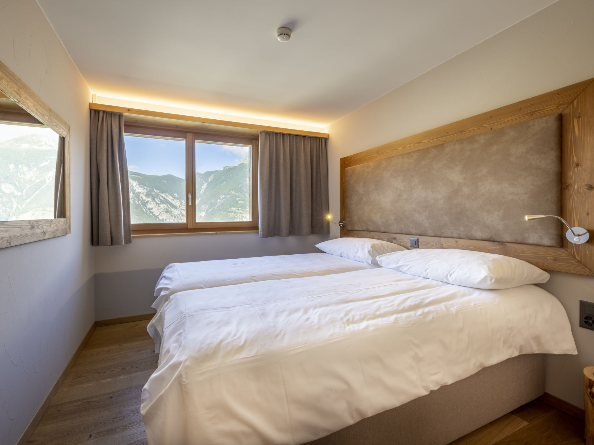Foto 3 - Apartamento de 2 habitaciones en Chalais con sauna y vistas a la montaña