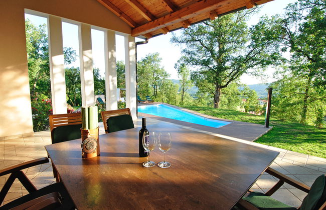 Casa de 4 quartos em Buzet com piscina privada e jardim - Foto 4