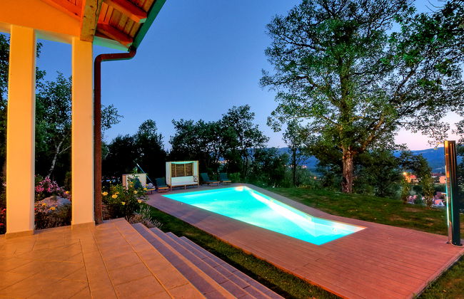 Casa de 4 quartos em Buzet com piscina privada e jardim - Foto 25