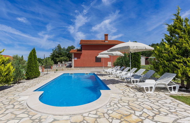 Casa de 7 quartos em Labin com piscina privada e jardim - Foto 32