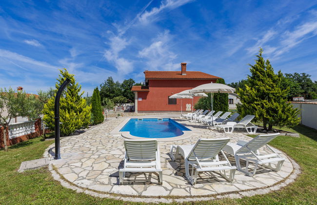 Casa de 7 quartos em Labin com piscina privada e jardim - Foto 26