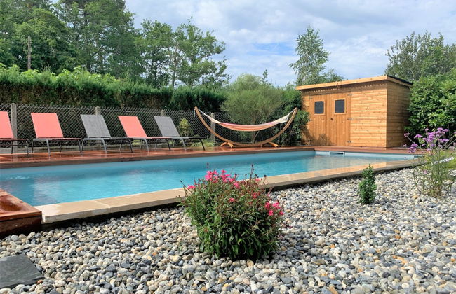 Casa de 5 quartos em Azur com piscina privada e jardim - Foto 6