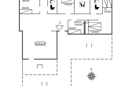Foto 2 - Casa con 4 camere da letto a Løkken con terrazza