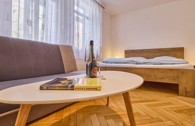 Apartamento de 1 quarto em Janské Lázně com jardim - Foto 9