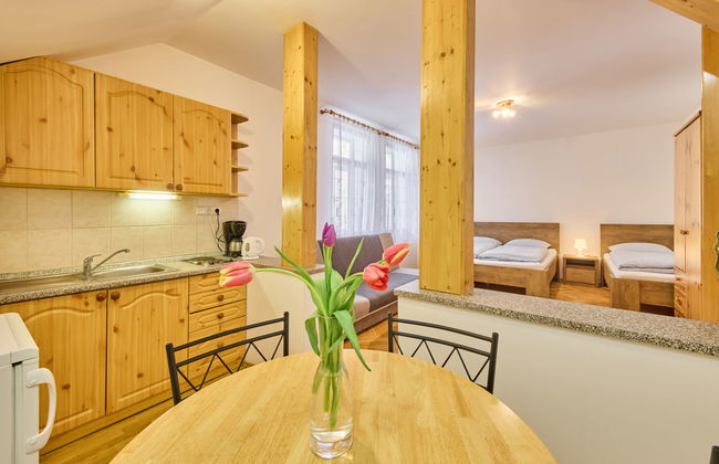 Apartamento de 1 quarto em Janské Lázně com jardim - Foto 1