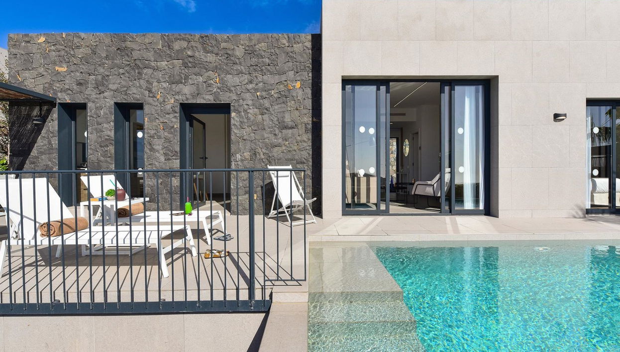 Maison de 3 chambres à San Bartolomé de Tirajana avec piscine privée et jardin - Photo 1
