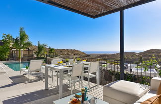 Photo 2 - Maison de 2 chambres à San Bartolomé de Tirajana avec piscine privée et vues à la mer