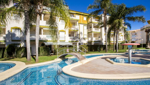 Appartamento con 2 camere da letto a Dénia con piscina e giardino - Foto 2