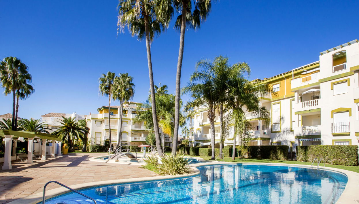 Appartamento con 2 camere da letto a Dénia con piscina e giardino - Foto 1