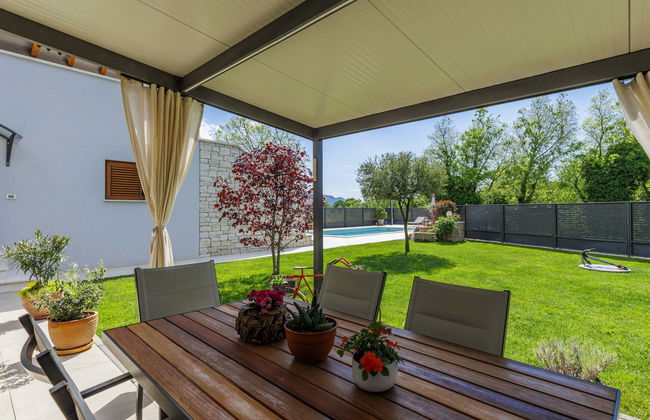 Casa de 3 quartos em Kršan com piscina privada e jardim - Foto 22