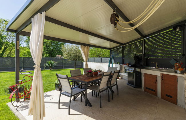 Casa de 3 quartos em Kršan com piscina privada e jardim - Foto 3
