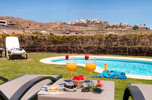 Photo 3 - Maison de 3 chambres à San Bartolomé de Tirajana avec piscine privée et vues à la mer