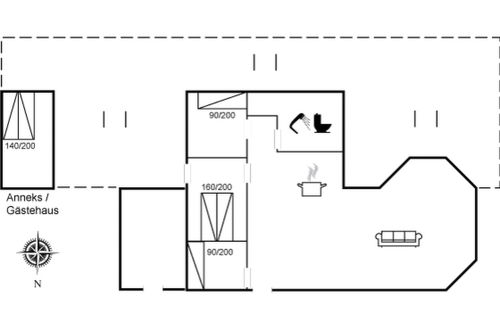 Foto 29 - Casa de 3 quartos em Løkken com terraço