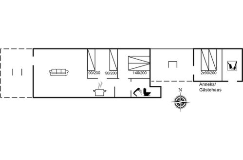 Foto 18 - Casa con 2 camere da letto a Vesterø Havn con terrazza