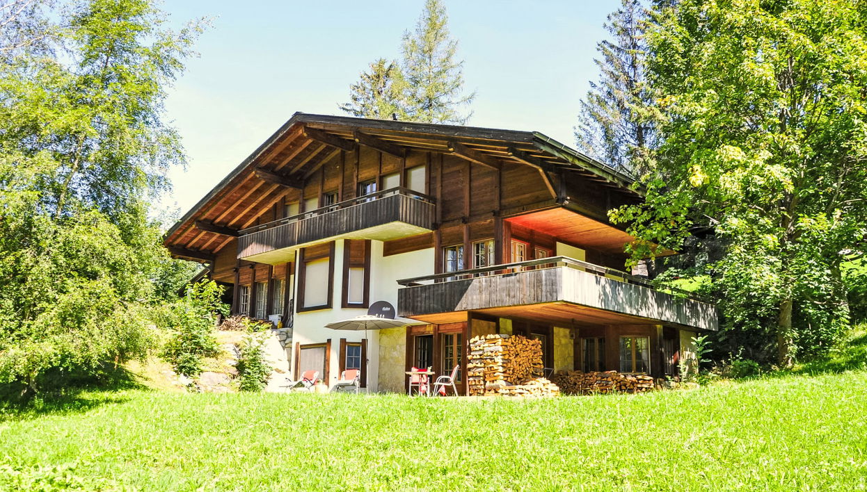 Appartement de 1 chambre à Grindelwald avec jardin et terrasse - Photo 1