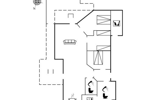 Foto 32 - Casa con 3 camere da letto a Skjern con terrazza e sauna