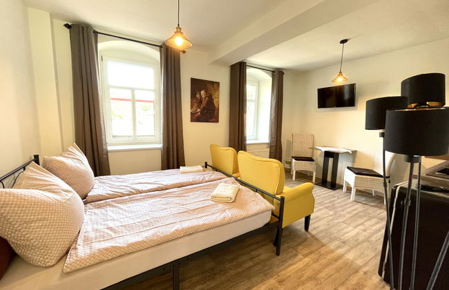 Apartamento de 1 quarto em Großschönau com jardim - Foto 7