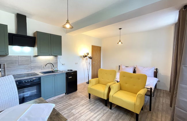 Apartamento de 1 quarto em Großschönau com jardim - Foto 1