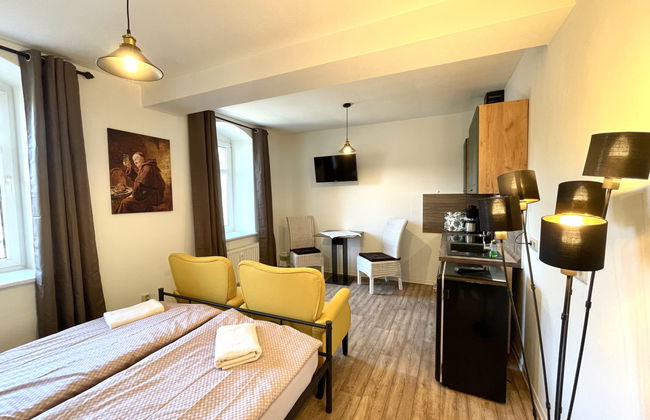 Apartamento de 1 quarto em Großschönau com jardim - Foto 6