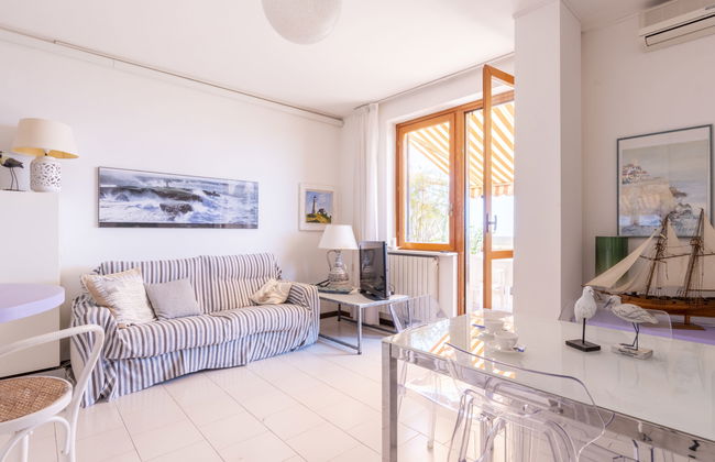 Apartamento de 2 quartos em Ospedaletti com piscina e jardim - Foto 3