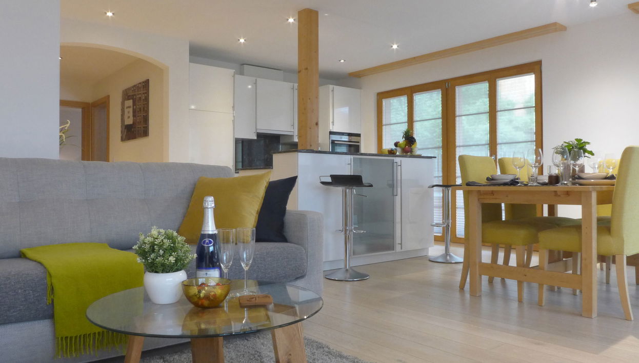Apartment mit 2 Schlafzimmern in Lauterbrunnen - Foto 1