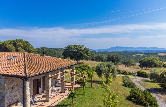 Casa de 1 quarto em Magliano in Toscana com jardim e terraço - Foto 37