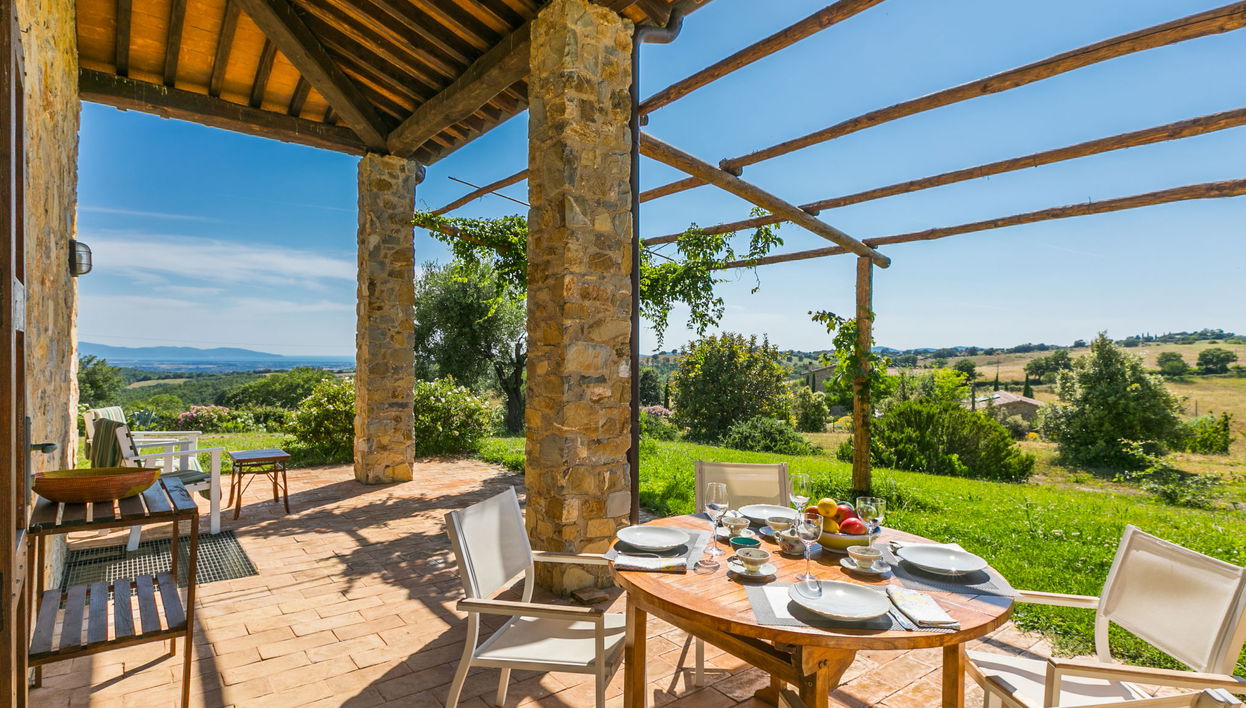 Haus mit 1 Schlafzimmer in Magliano in Toscana mit garten und terrasse - Foto 1