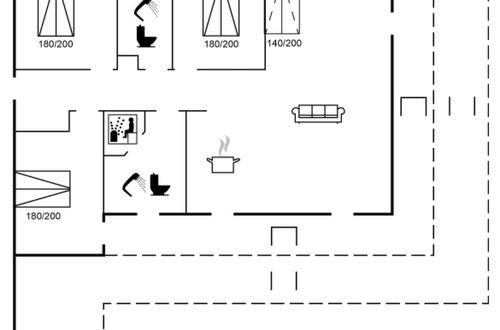Photo 3 - Maison de 3 chambres à Odder avec terrasse et sauna