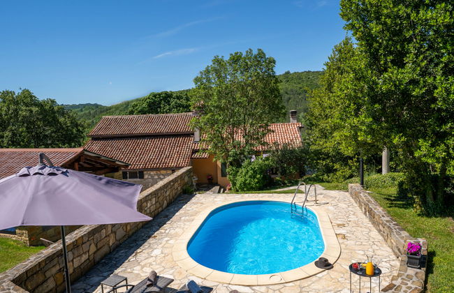Casa de 3 quartos em Buzet com piscina privada e jardim - Foto 24