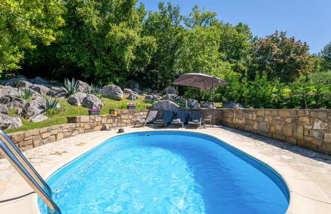Casa de 3 quartos em Buzet com piscina privada e jardim - Foto 29