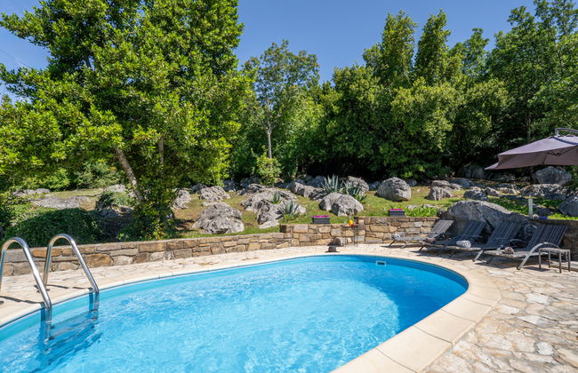 Casa de 3 quartos em Buzet com piscina privada e jardim - Foto 14