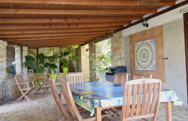 Casa de 7 quartos em Valderice com piscina privada e jardim - Foto 10
