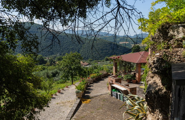 Casa de 4 quartos em Salisano com piscina privada e jardim - Foto 40