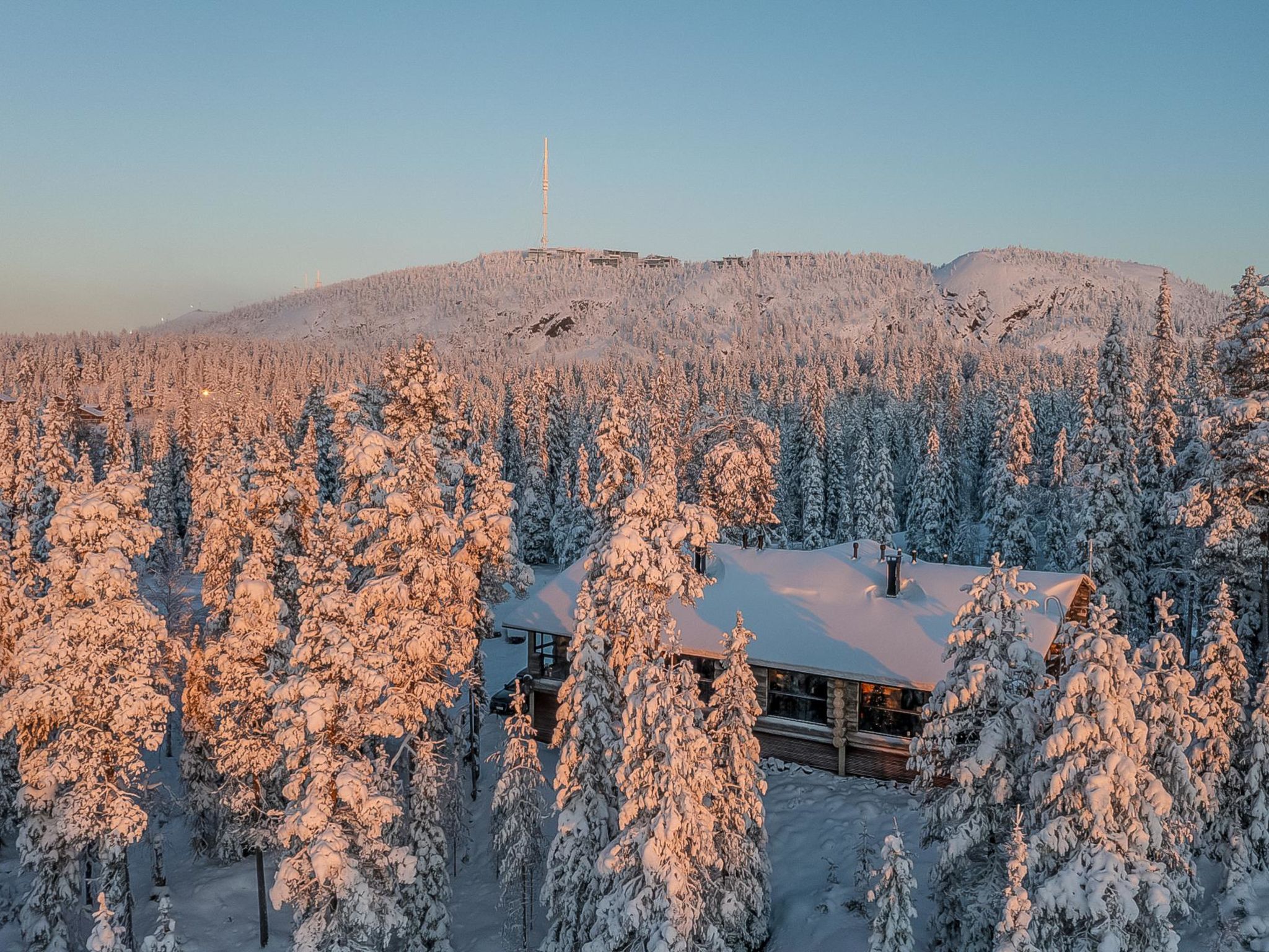 Foto 4 - Casa de 3 quartos em Kuusamo com sauna e vista para a montanha