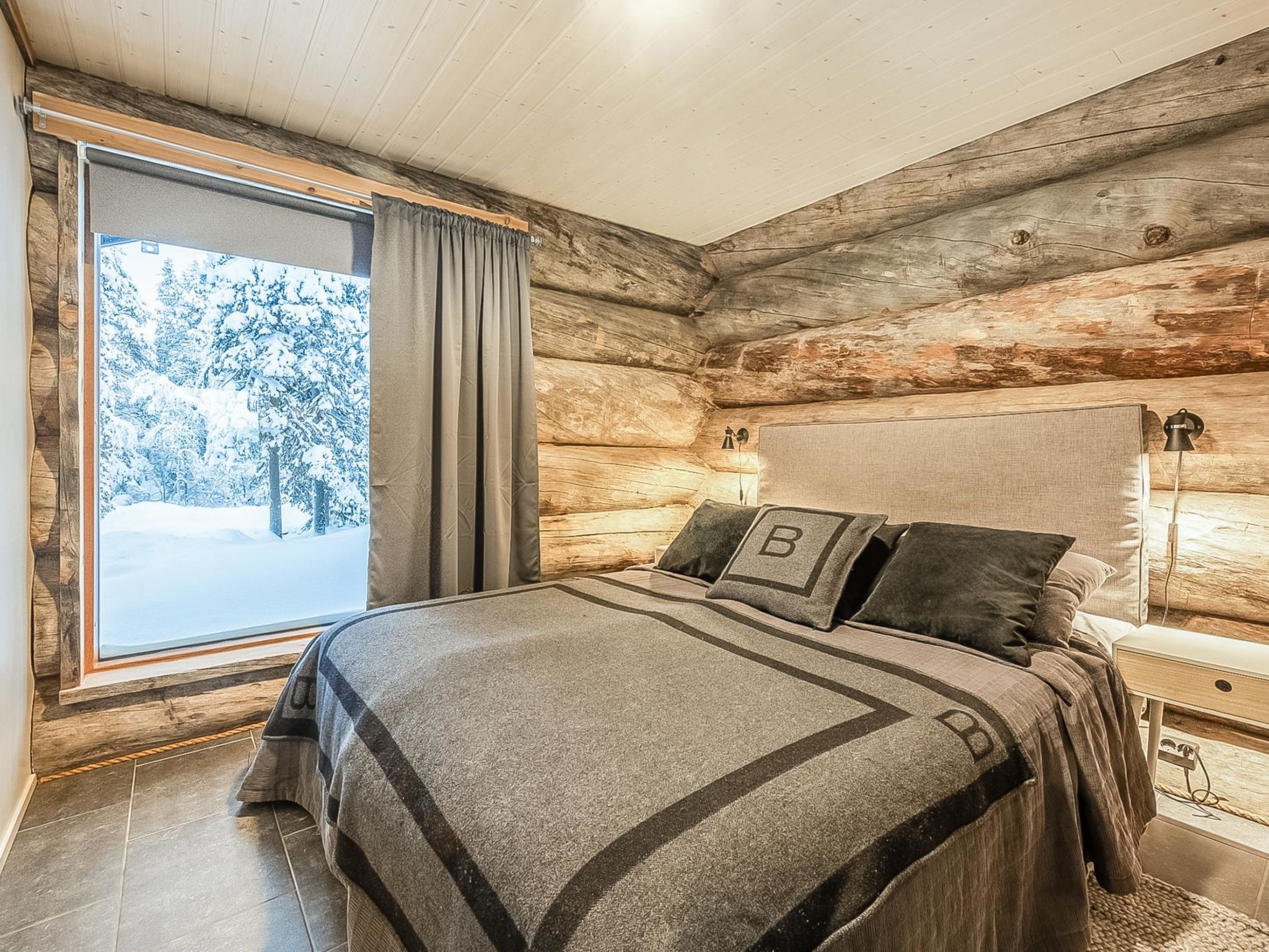 Foto 15 - Casa de 3 quartos em Kuusamo com sauna e vista para a montanha