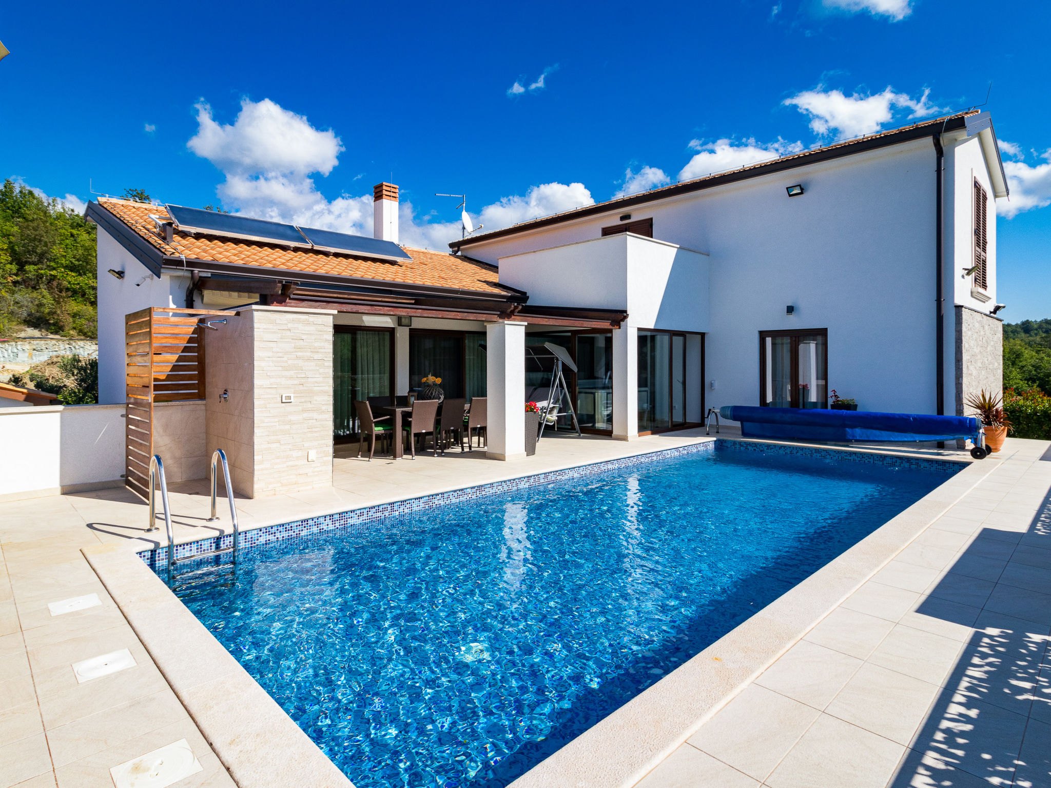 Photo 1 - Maison de 3 chambres à Gračišće avec piscine privée et jardin