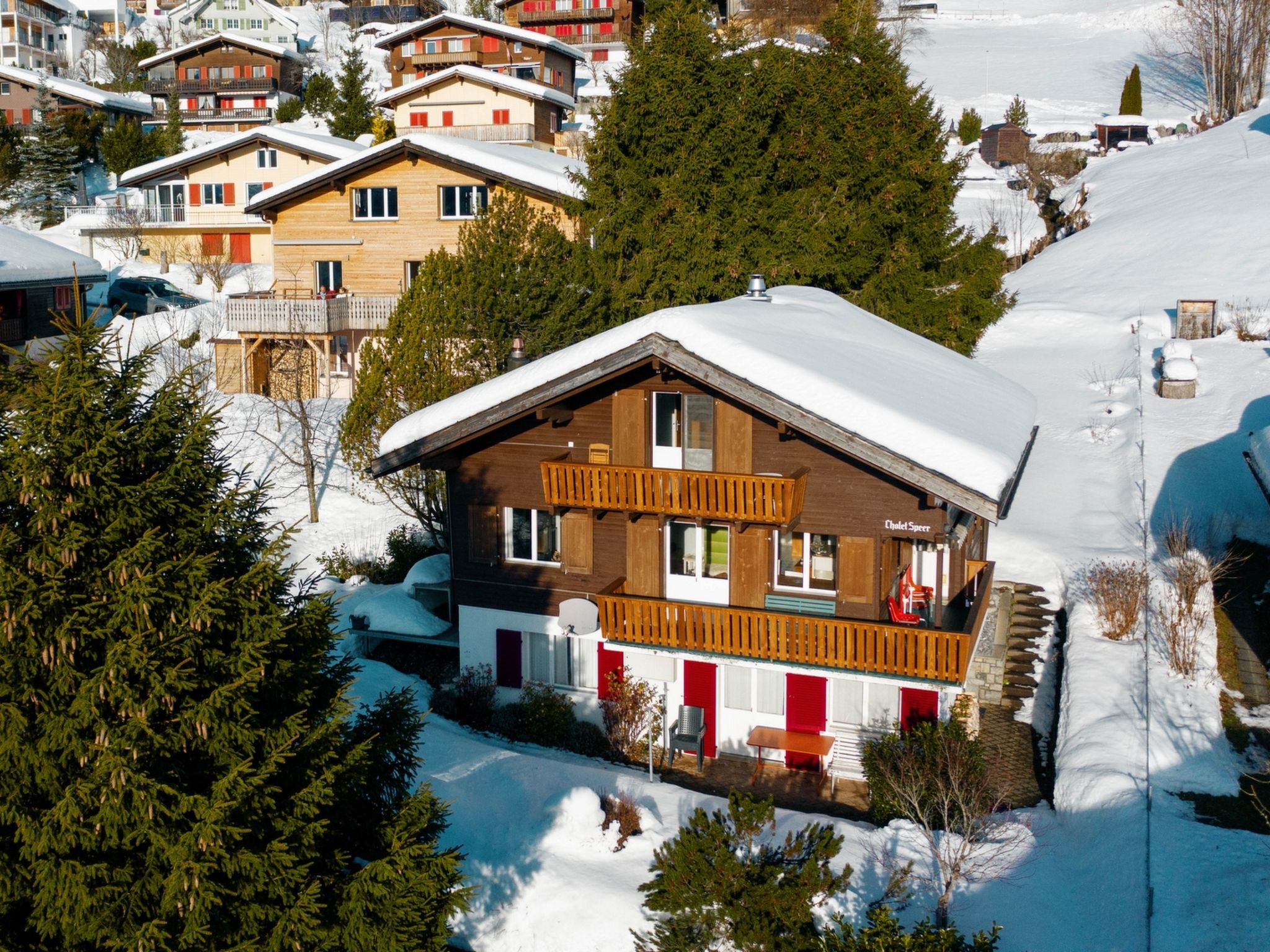 Foto 2 - Appartamento con 1 camera da letto a Amden con vista sulle montagne