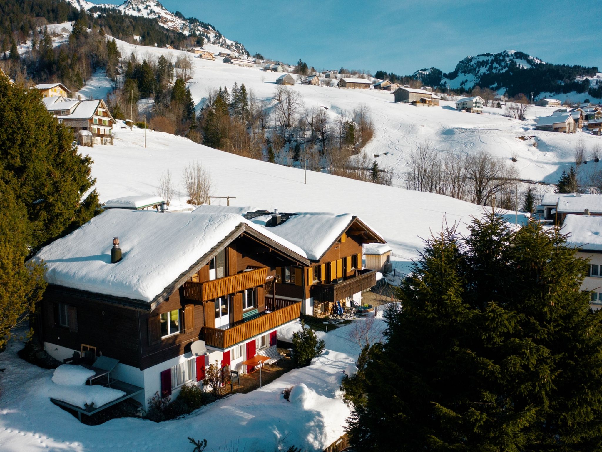 Photo 13 - Appartement de 1 chambre à Amden avec vues sur la montagne