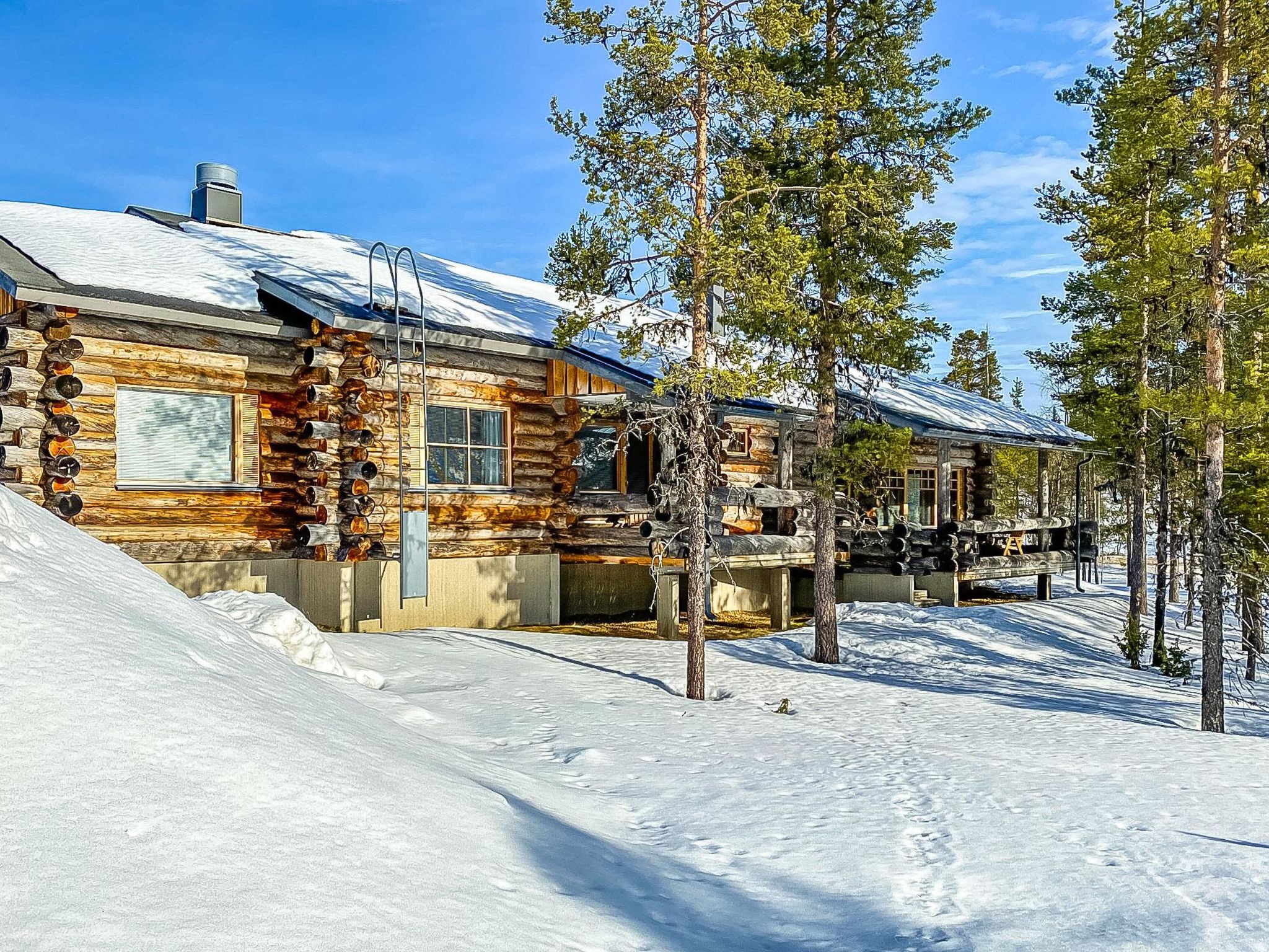 Foto 1 - Casa de 5 habitaciones en Inari con sauna y vistas a la montaña