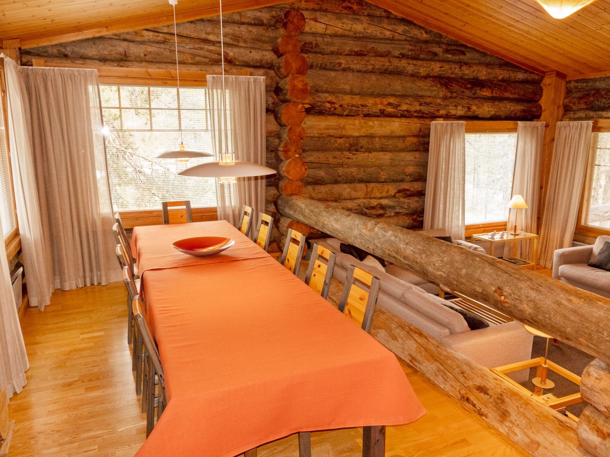 Foto 11 - Casa de 5 habitaciones en Inari con sauna y vistas a la montaña