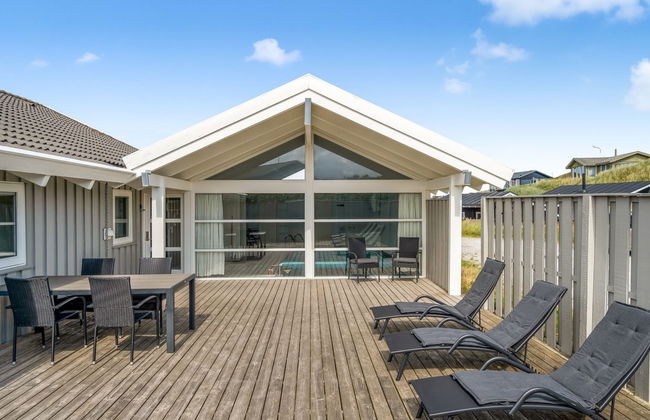 Casa de 4 quartos em Løkken com piscina privada e terraço - Foto 16