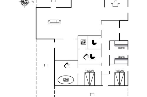 Foto 2 - Casa de 3 quartos em Løkken com terraço e sauna