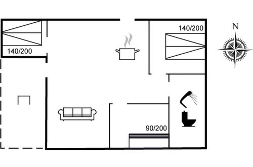 Foto 2 - Casa de 3 quartos em Løkken