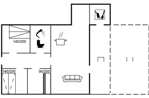 Foto 24 - Casa de 3 quartos em Løkken com terraço